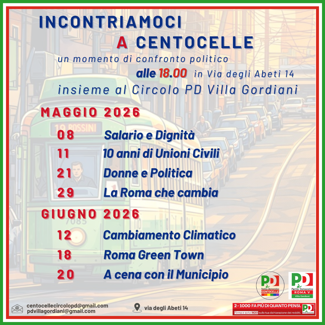 LE INZIATIVE DI CENTOCELLE